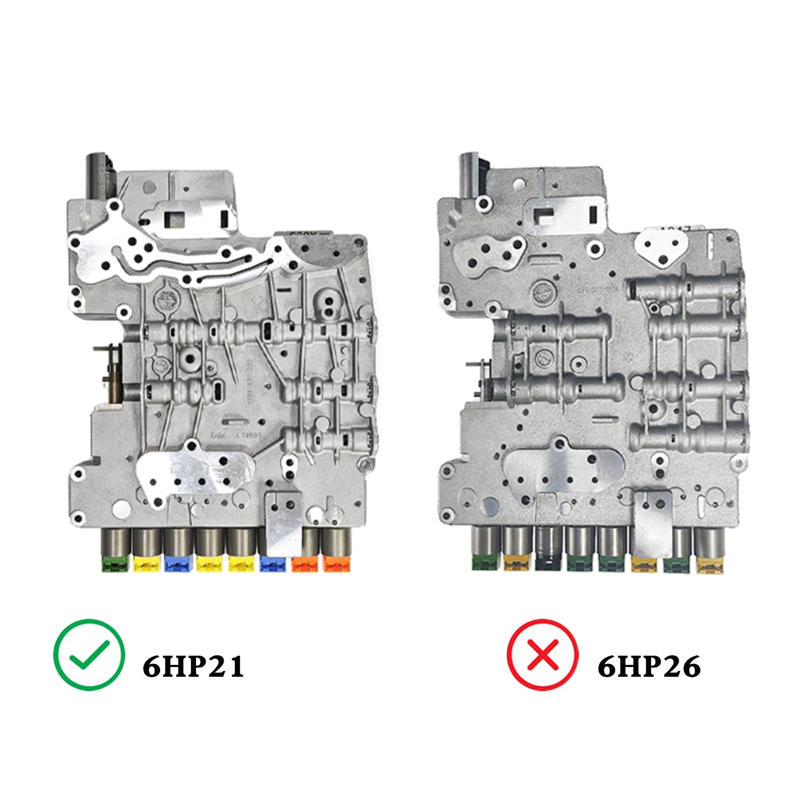 BMW 7 SERIES 2008-2010 6 SP R/AWD L6 3.0L 6HP21 6HP28 Transmission Valve Body Plate Number A065 B065