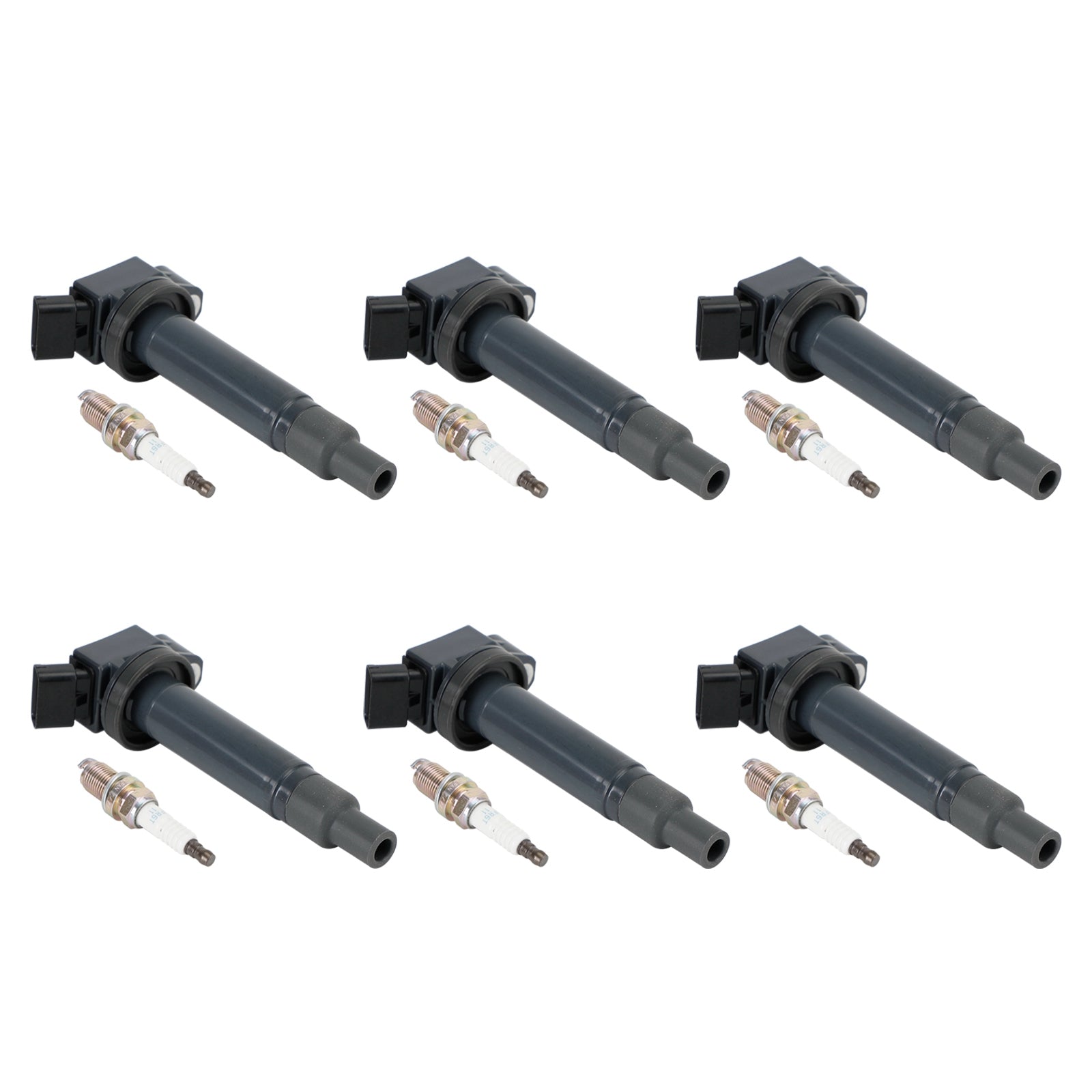 1999-2003 Lexus ES300 RX300 3.0L V6 Ignition Coil+ Spark Plug 90919-02234 C-528 C1175 GN10536 UF267 6 Pairs