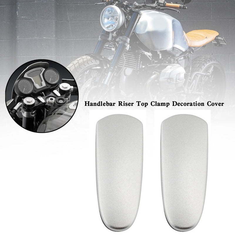 Cubierta decorativa de abrazadera superior para manillar de motocicleta BMW R nineT de aluminio