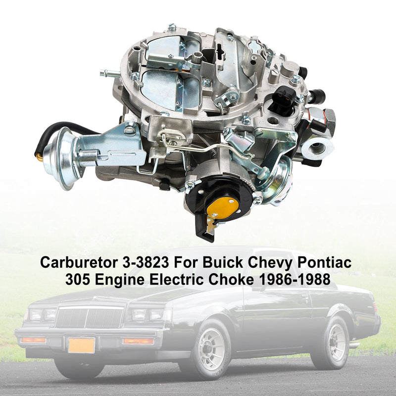 Carburetor 3-3823 For Buick Chevrolet Pontiac 305 Engine Electric Choke 1986-1988