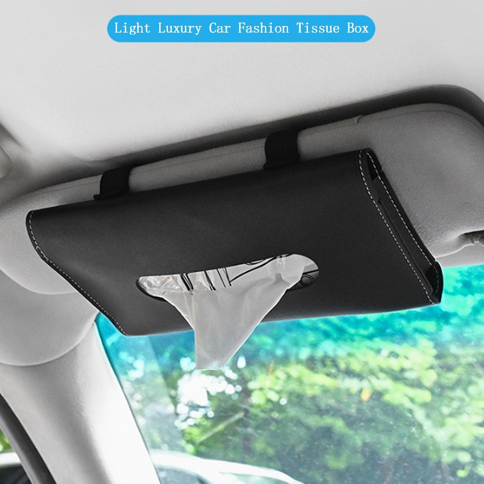 Sun Visor Napkin Holder Visor Tissue Holder Tissue Case For Car Tissue Holder B Generic