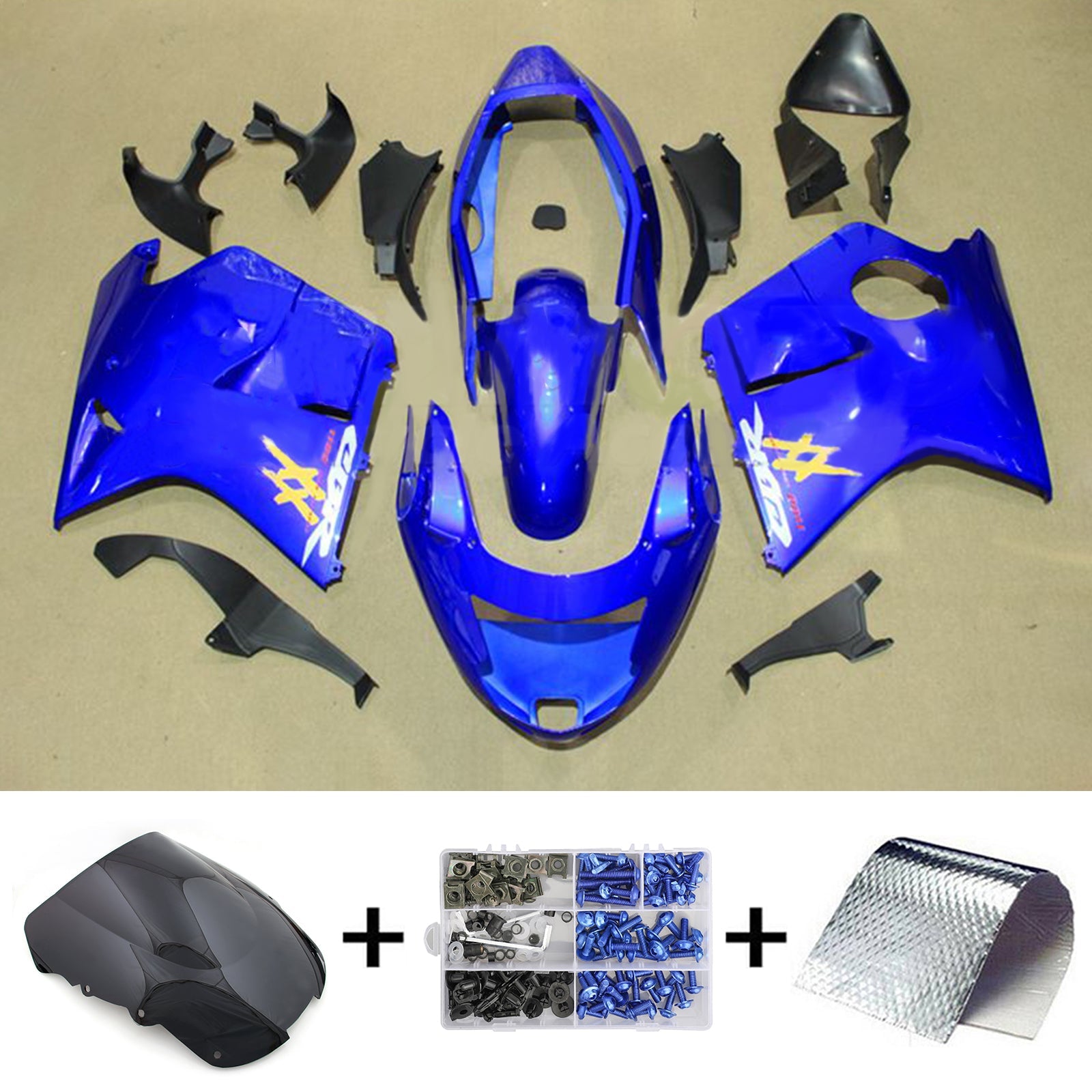 Honda CBR1100XX SuperBlackBird 1996-2007 Fairing Kit Bodywork ABS