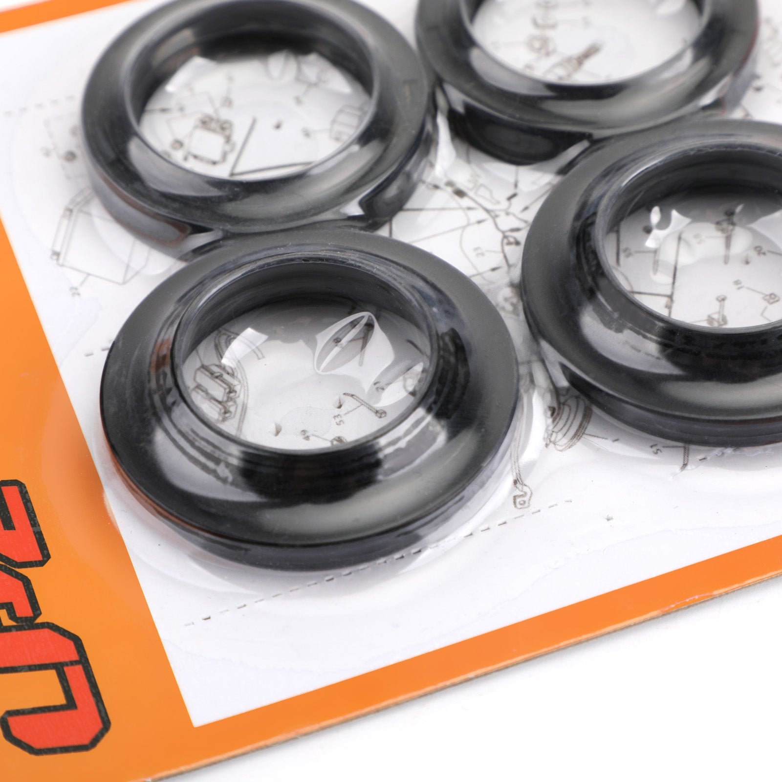 Fork Oil Seal Wiper Set for Yamaha XV250 Route 66 V-Star Virgo YP125 YP250 85-18 Generic