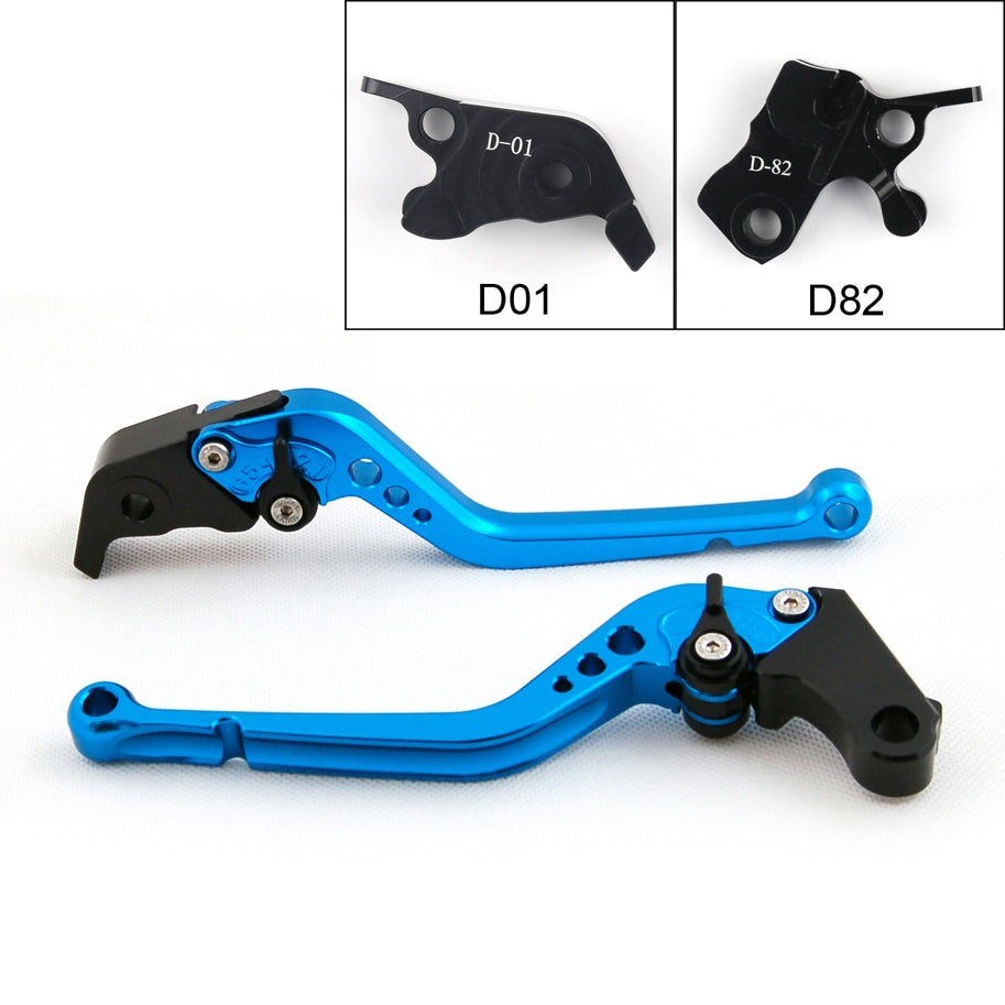 Long Brake Clutch Levers For Ducati HYPERMOTARD 821 SP 2013-2015 Black Generic