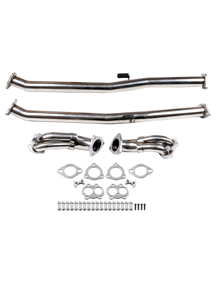 Stainless Steel Exhaust Downpipe Fit for 1990-1996 Nissan 300ZX Z32 Turbo 3.0L