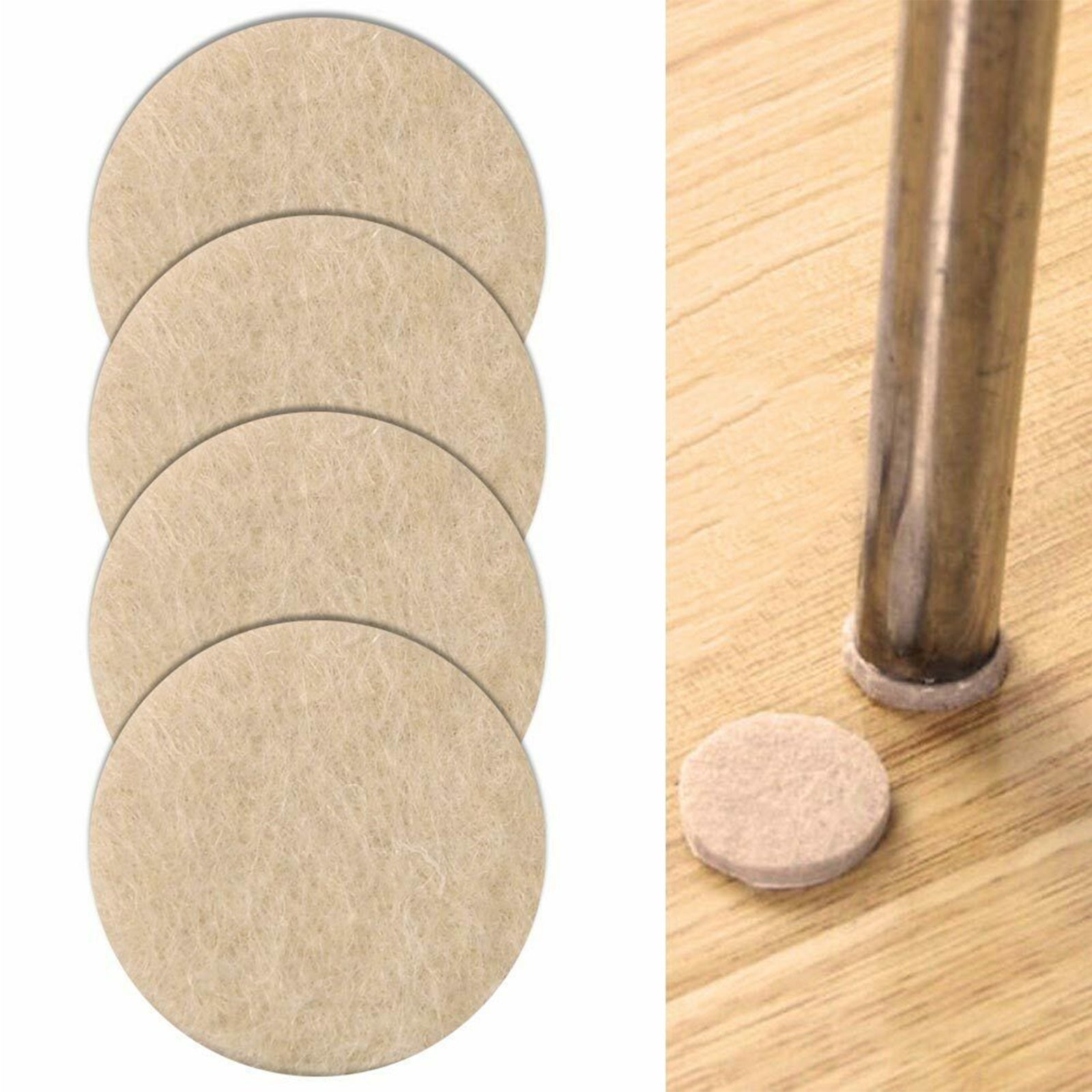 Furniture Felt Pads Square/Round Floor Protector Chair/Table Leg Sticky Back Generic