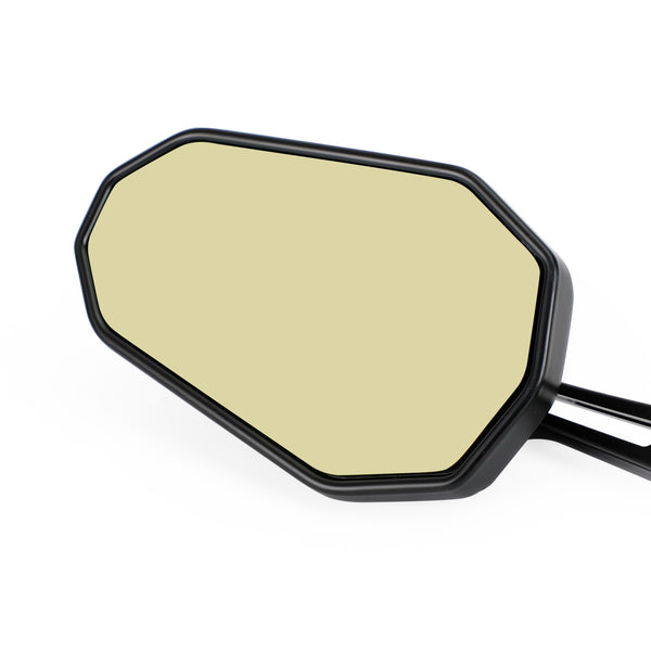 Rearview Mirrors Yellow Glass For Ducati Scrambler 1100,Icon,Nightshift DesertX