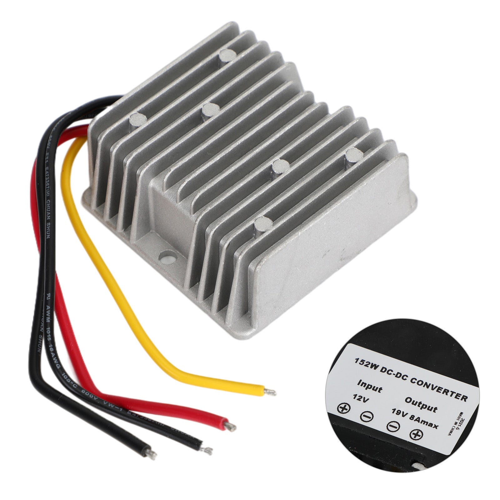 12V to 19V 8A 152W DC-DC Boost Step Up Power Converter Voltage Regulator Module