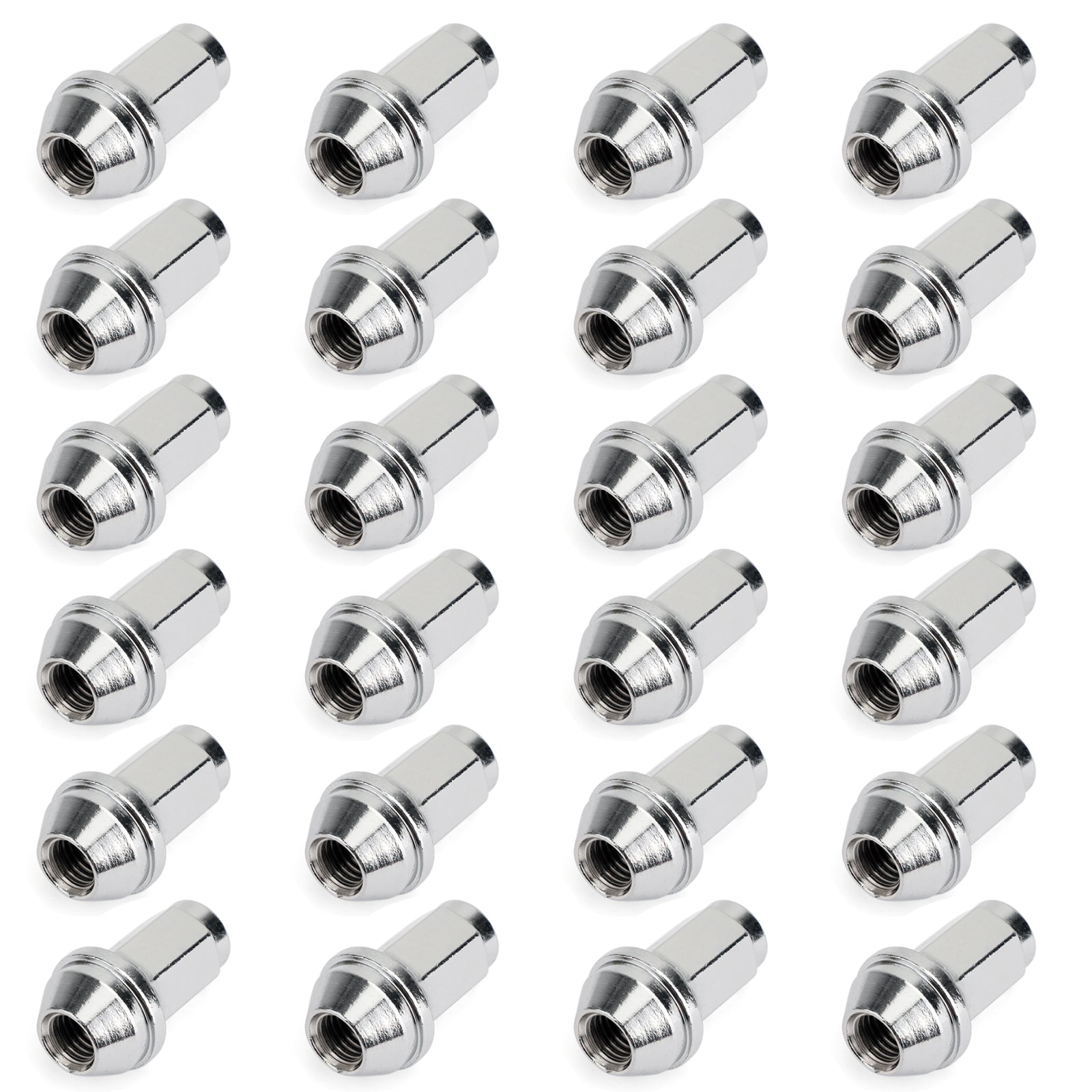 14x2 Stainless Lugs Nuts For Ford F150 Expedition Lug 4L3Z-1012-A 24pcs Generic