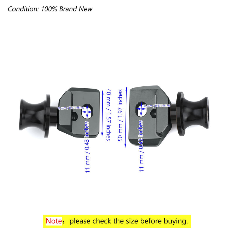 Bloque de ajuste de cadena CNC con carrete de soporte para Honda CB650R CBR650R 2019-2020 genérico