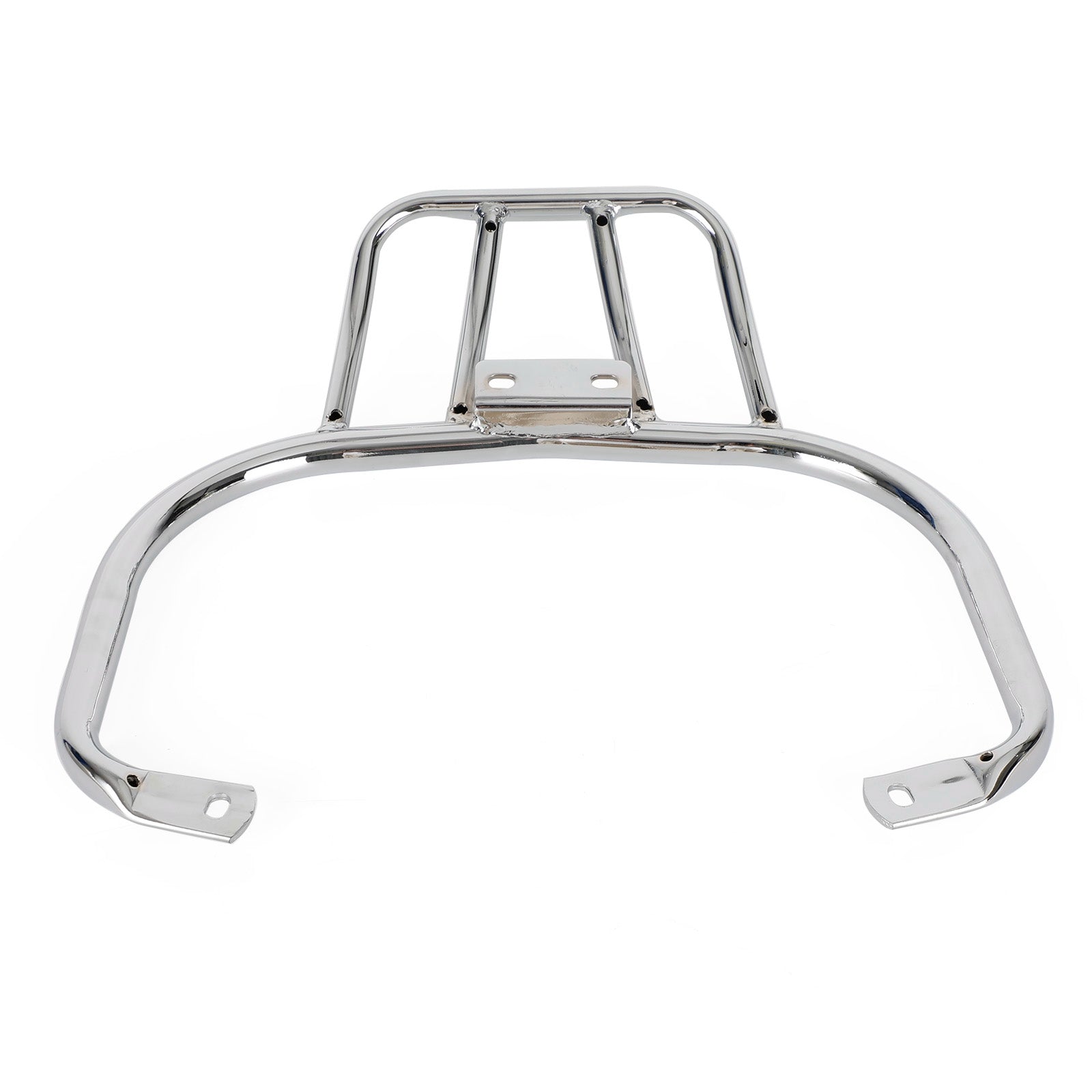 CHROME REAR LUGGAGE CARRY SUPPORT RACK W/ GRAB HANDLE FOR VESPA GTS GTV GTL GT Generic