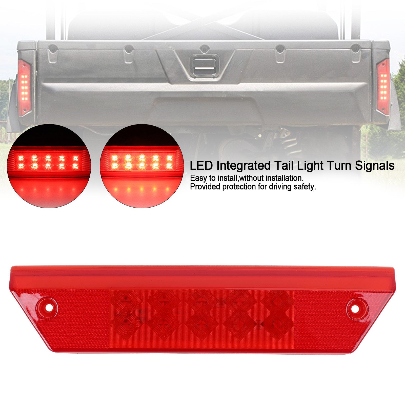 Rear Brake Tail Light Left/Right For Polaris Ranger 500 800 700 900 2411099 Generic