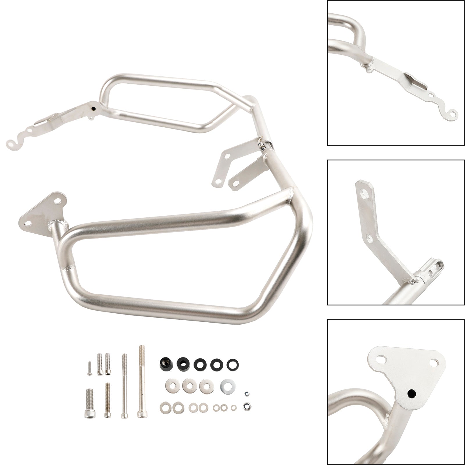 Lower Engine Guard Frame Crash Bar Steel Fit Silver For Honda Nt1100 Nt 1100 22