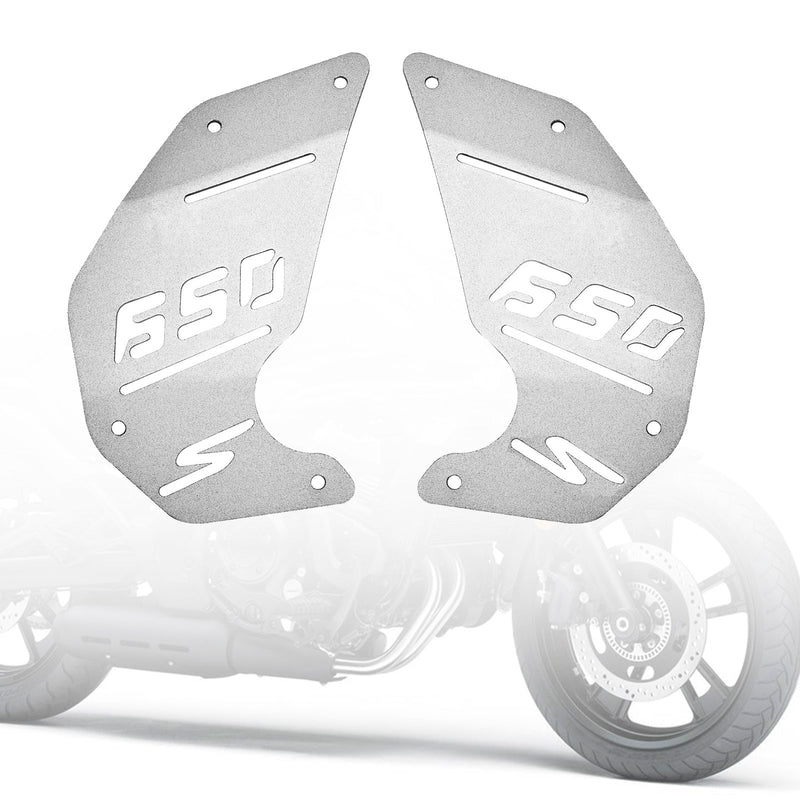 Kawasaki Vulcan S En Vn650 2015-2022 Engine Cover Plate Side Panel Silver For Cafe