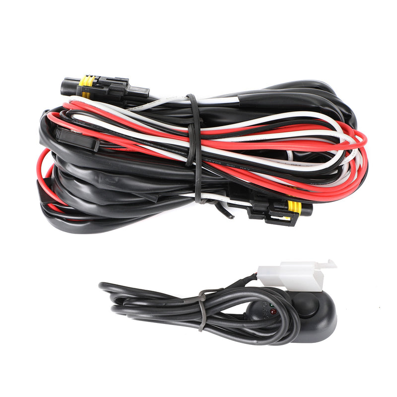 Interruptor de cables de soporte de lámparas de luz antiniebla delantera LED para Dodge Ram 2500 3500 2019-2021 genérico