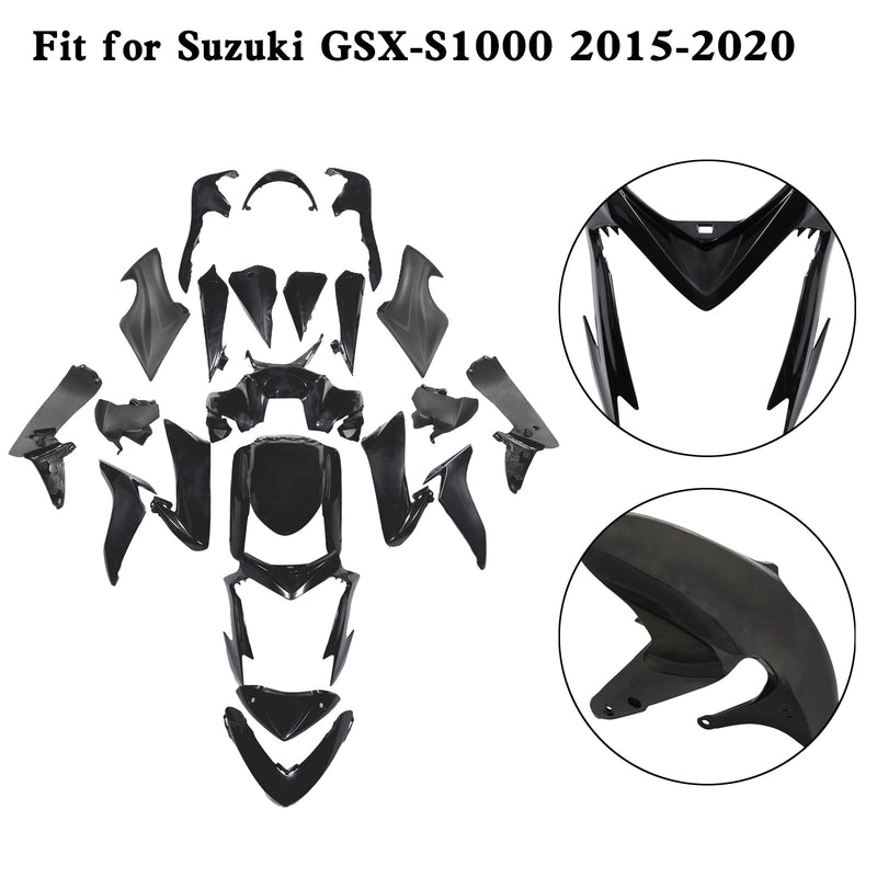 2015-2020 Suzuki GSX-S 1000 Carenado de carrocería moldeado por inyección sin pintar