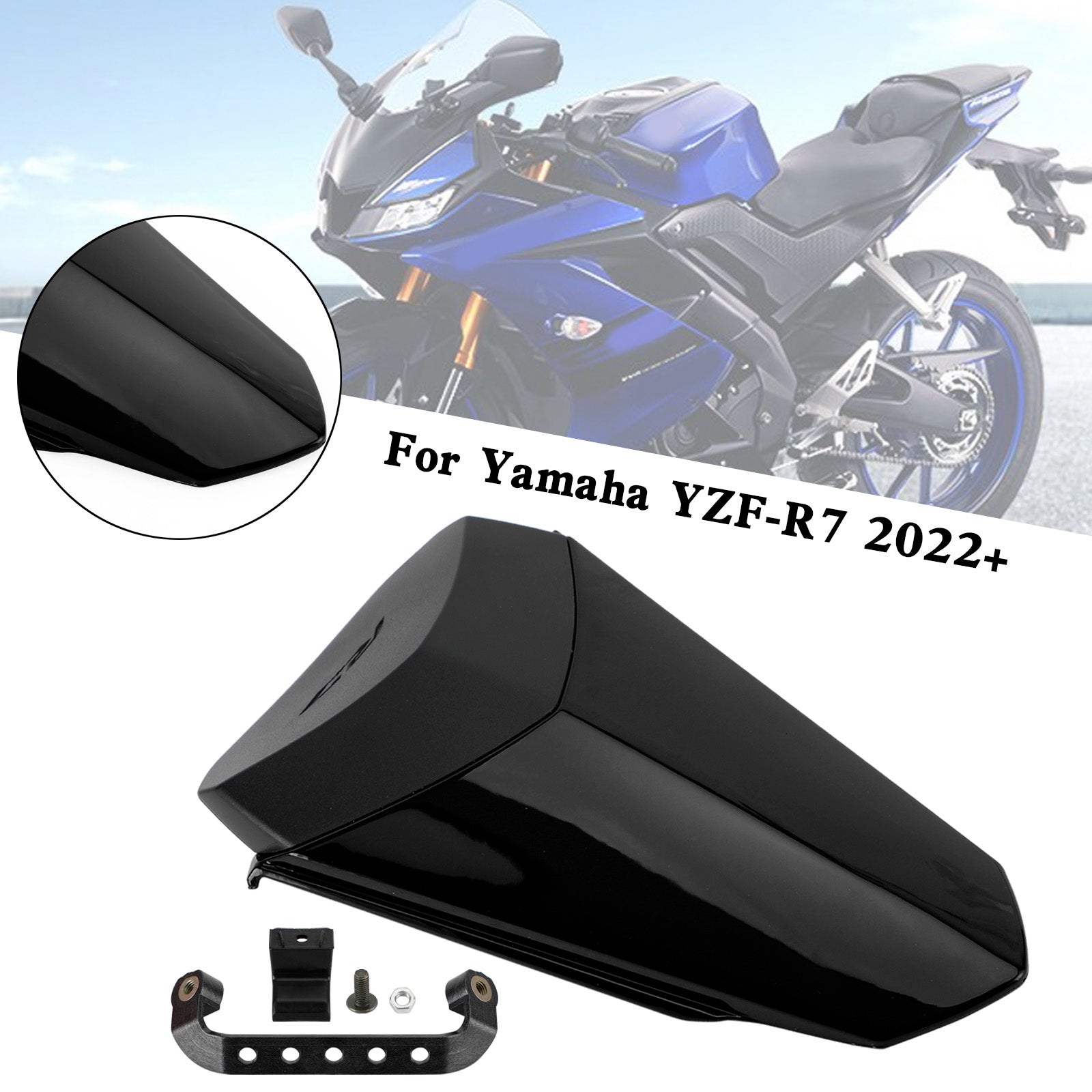 2022 2023 2024 YAMAHA YZF-R7 YZF R7 Tail Rear Seat Cover Fairing Cowl