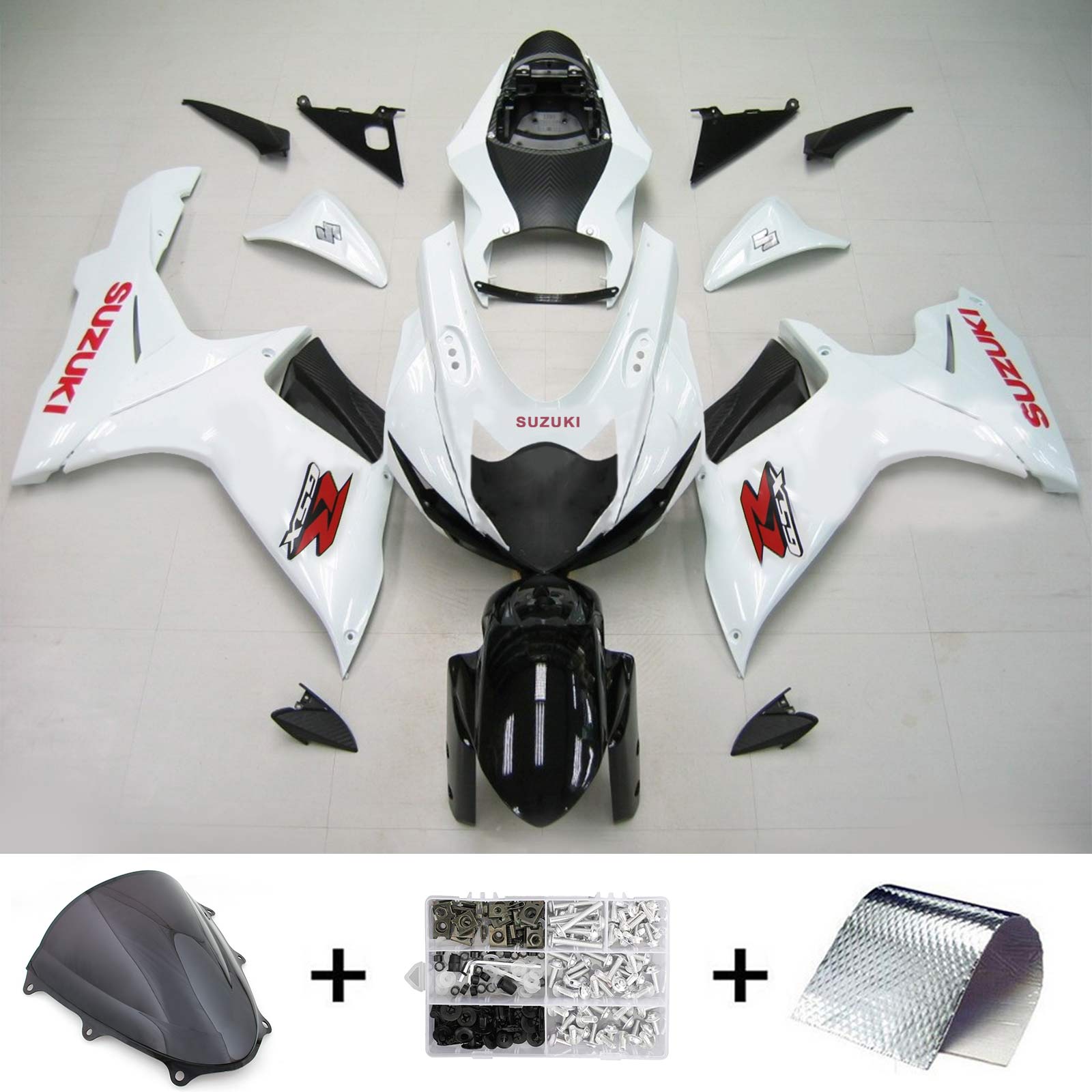 Suzuki GSXR 600/750 2011-2024 K11 Fairing Kit Bodywork Plastic ABS