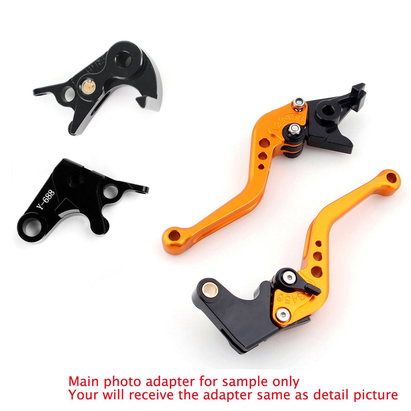 Short Clutch Brake Lever fit for Yamaha MT-09 Tracer 900/GT 21-22 YZF R6 17-20 Generic