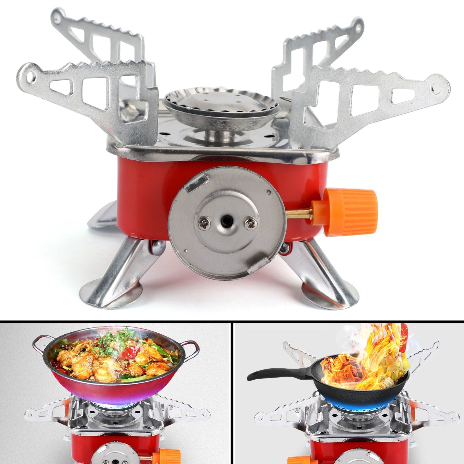 Outdoor Portable Cooking Stove Butane Gas BBQ Hiking Camping Fishing Coffee