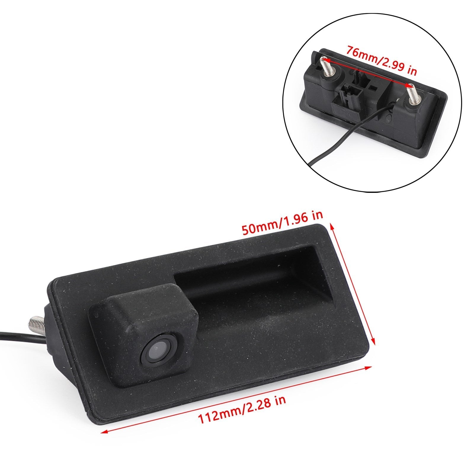 Car Trunk Handle CCD Rear View Backup Camera Fit for A4L A6L A3 S5 S3 Q3 Q5 Q7