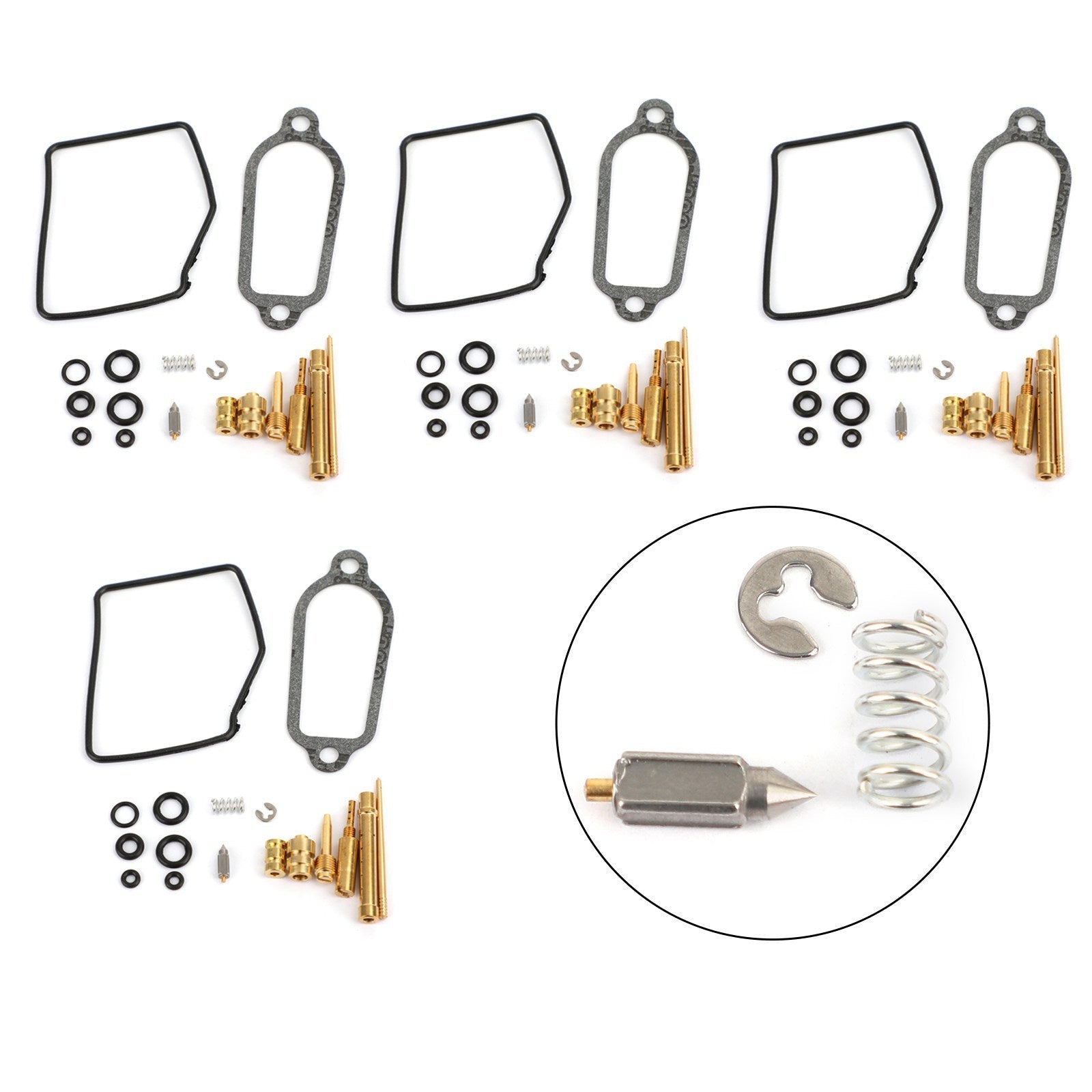 Motorcycle Carburetor Repair Rebuild Kit for Honda CB400F Super Sport 1975-1977 Generic