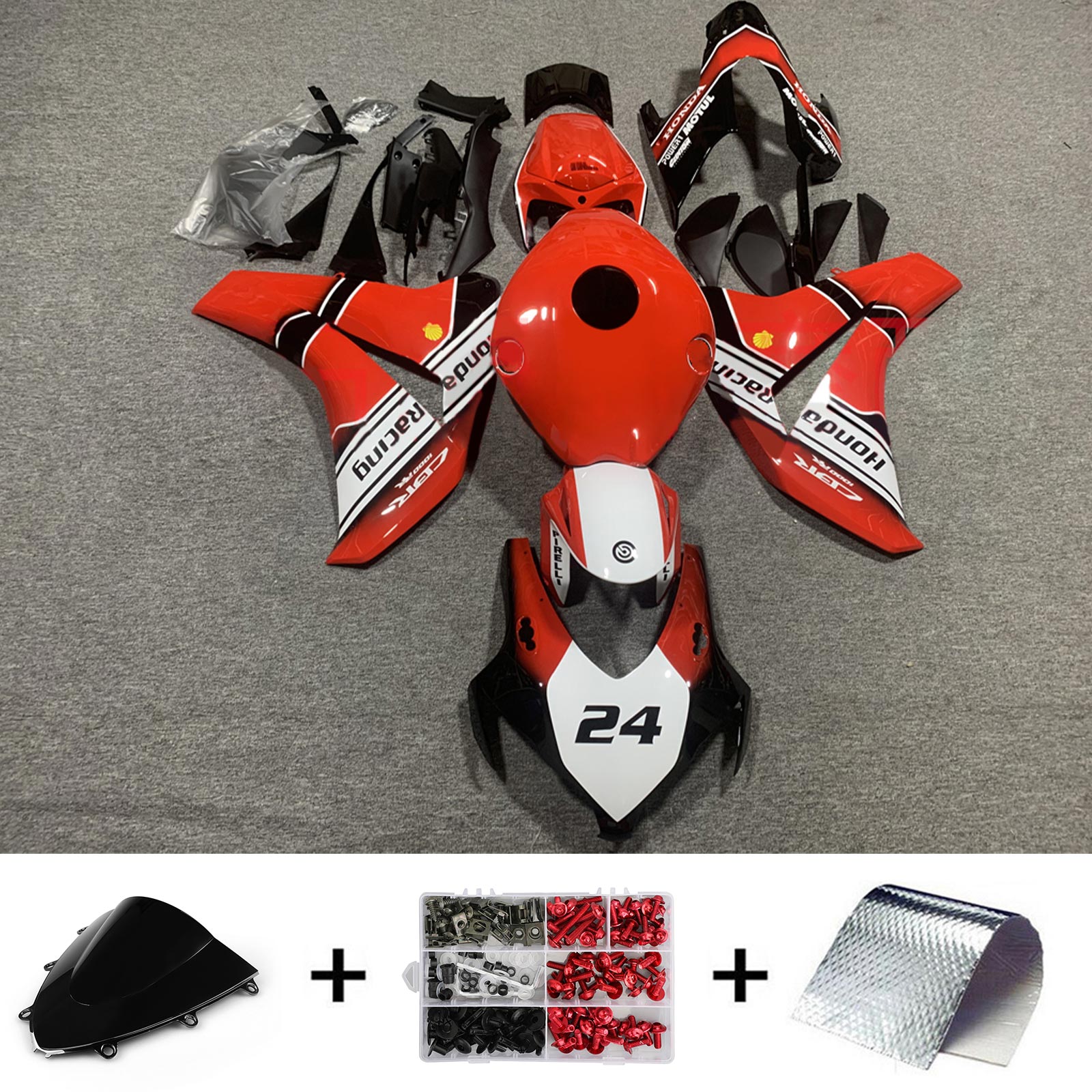 Honda CBR1000RR 2008-2011 Fairing Kit Bodywork Plastic ABS