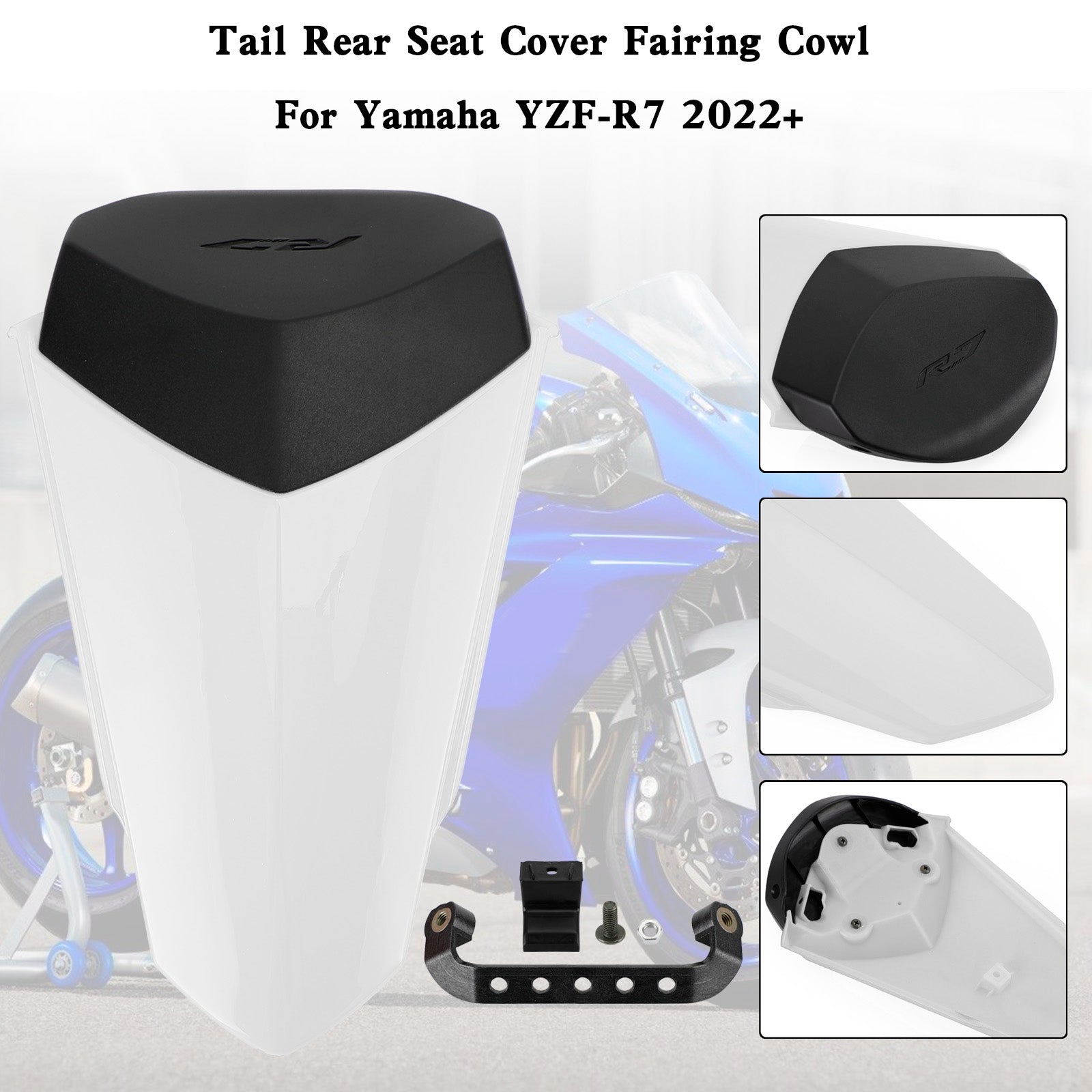 2022 2023 2024 YAMAHA YZF-R7 YZF R7 Tail Rear Seat Cover Fairing Cowl