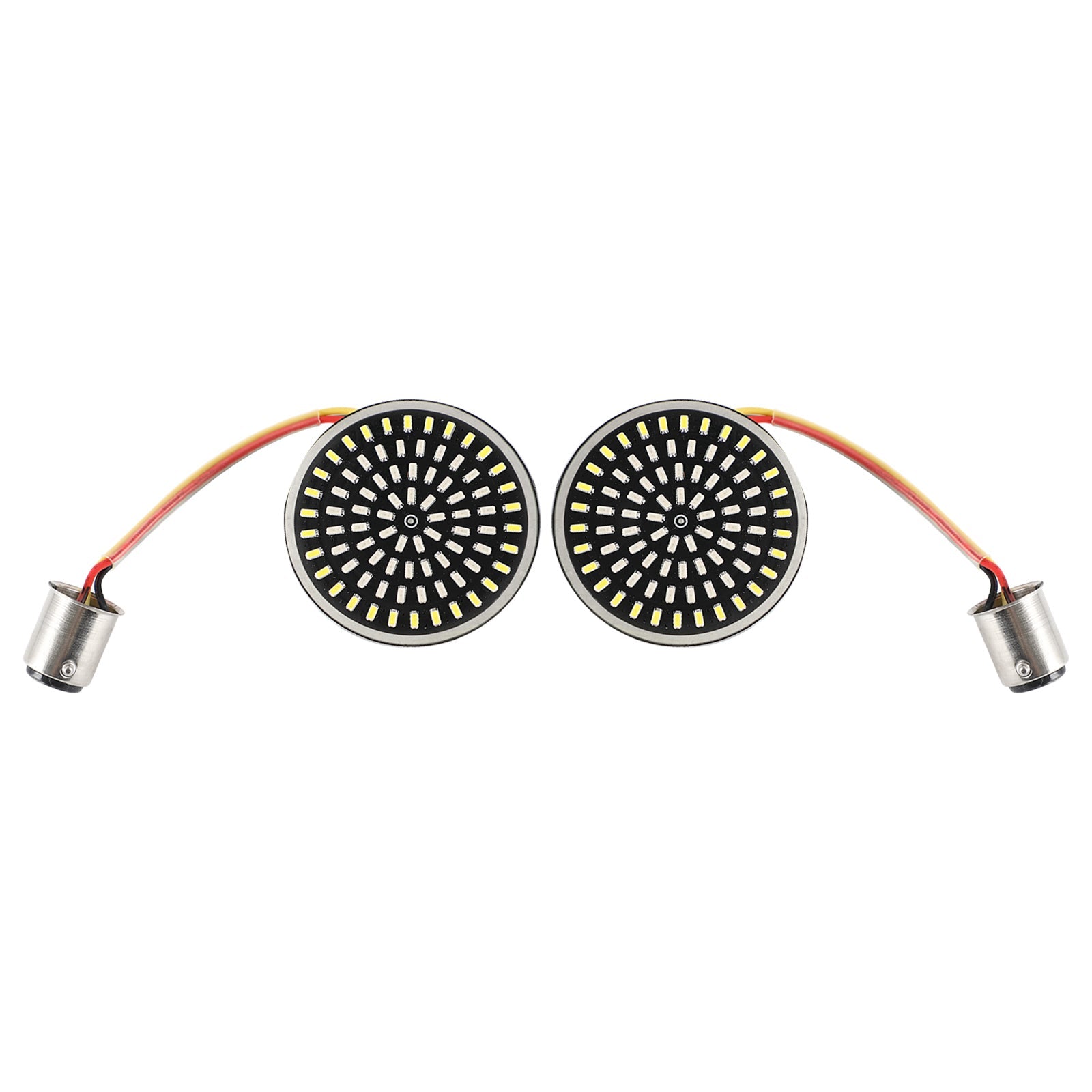 1157 LED Turn Signal Light Inserts Lamp Fit for Softail Touring Dyna Sportster Generic