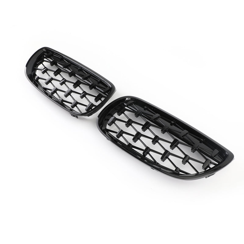 Front Kidney Grille Grill for BMW 2007-2010 E92 E93 328i 335i 2DR Meteor Black Generic