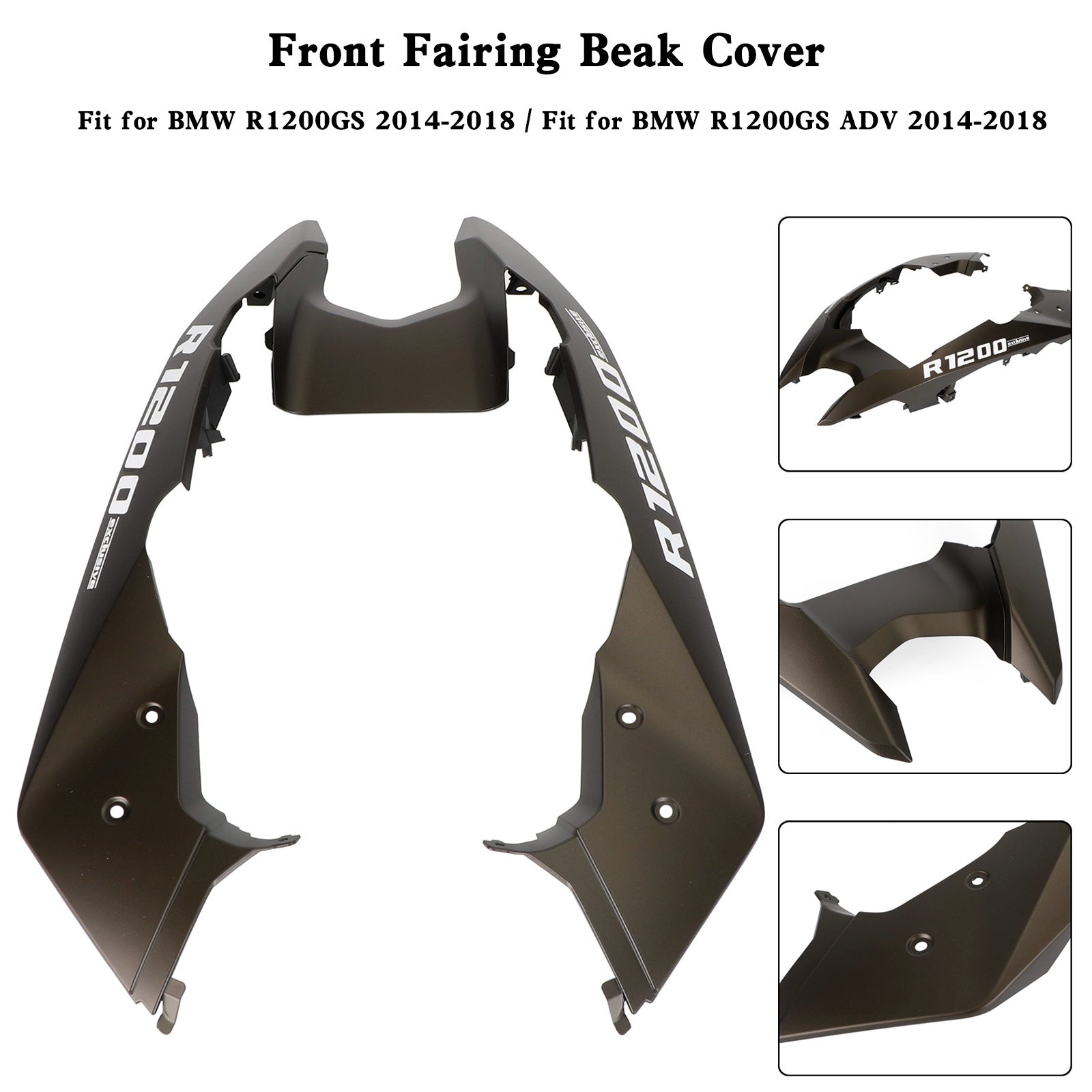 Front Nose Fairing Beak Fender Cover For BMW R1200GS / ADV 2014-2018