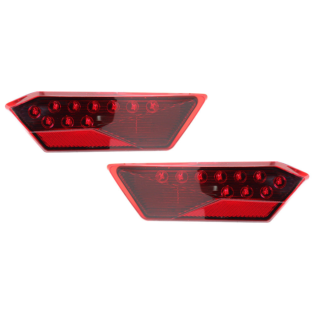 2412341 2412342 أضواء خلفية LED لـ Polaris RZR Turbo 1000 XP 900 S 2014-2019