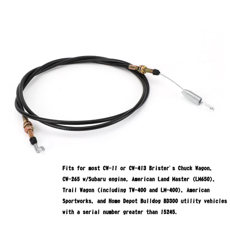 1 Uds. Cable de palanca de cambios 2-11082 para Chuck Wagon Trail Wagon Land Master LM400 LM650
