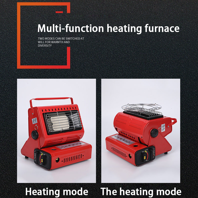 Camping Emergency Butane Heater Double Coherent Heat Source Survival ToolsOutdoor heating, not afraid of severe cold