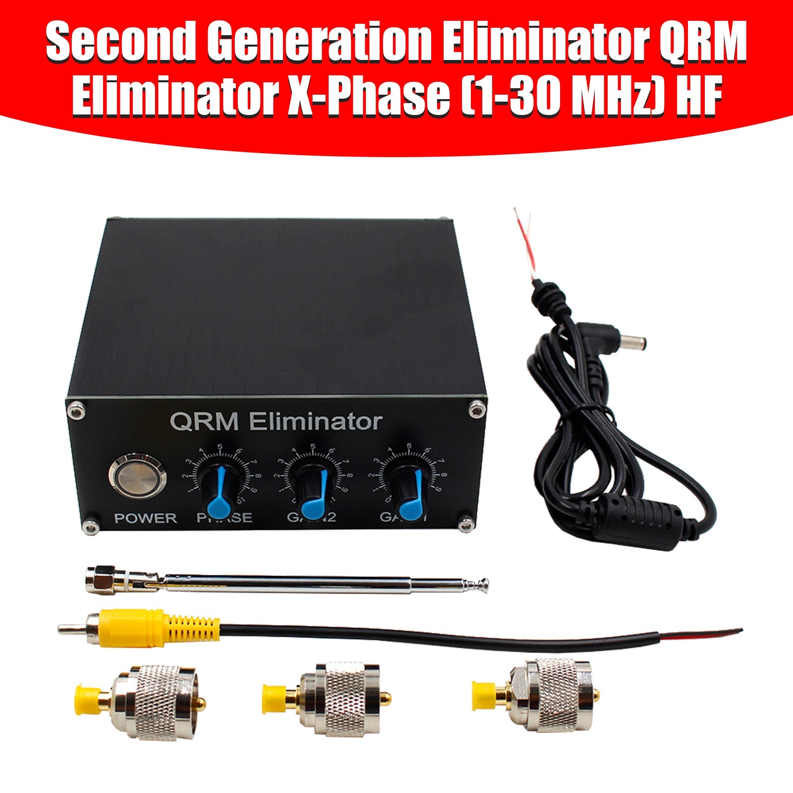 The Latest Eliminator QRM Eliminator X-Phase (1-30 MHz) HF bands Aluminum Shell