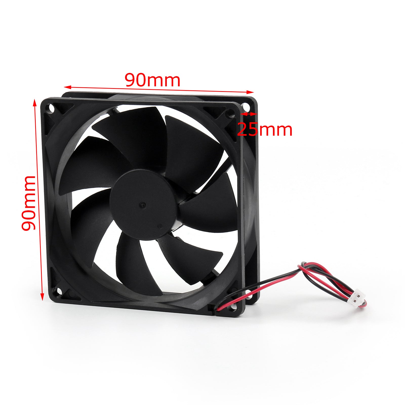 Ventilador de refrigeración sin escobillas DC 12V 0.2A 9025S 90x90x25mm 2 Pin CUP Computer Fan