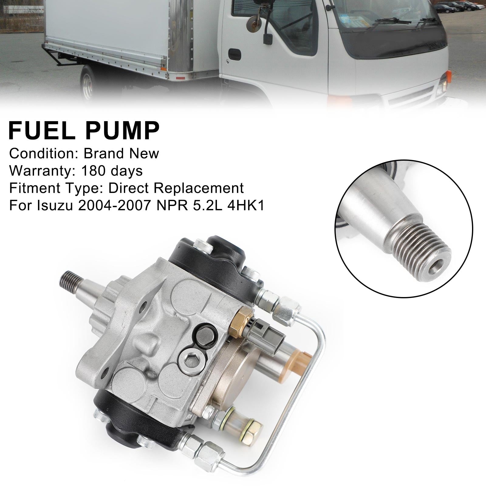 Fuel Pump 294000-0266 Fit Isuzu 2004-2007 5.2L NPR 4HK1 Diesel 2940000267