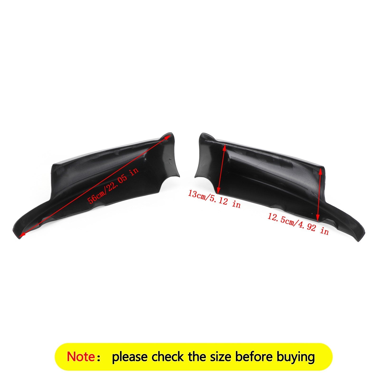 Front Bumper Lip Splitter Fits 08-13 BMW E90 E92 M3 Competition Performance Generic