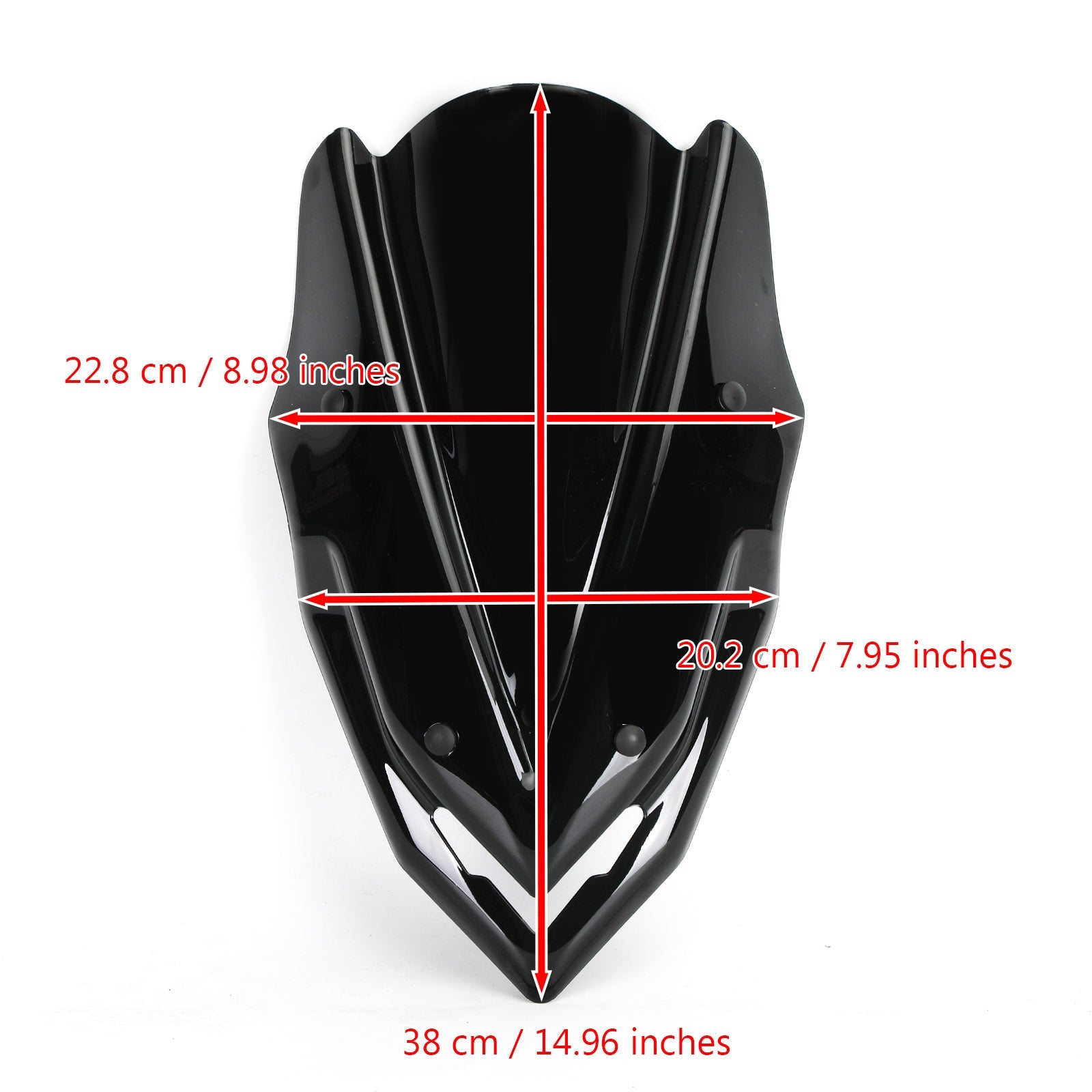 Windshield Windscreen Wind Shield Protector for KAWASAKI Z900 2017-2019 Generic