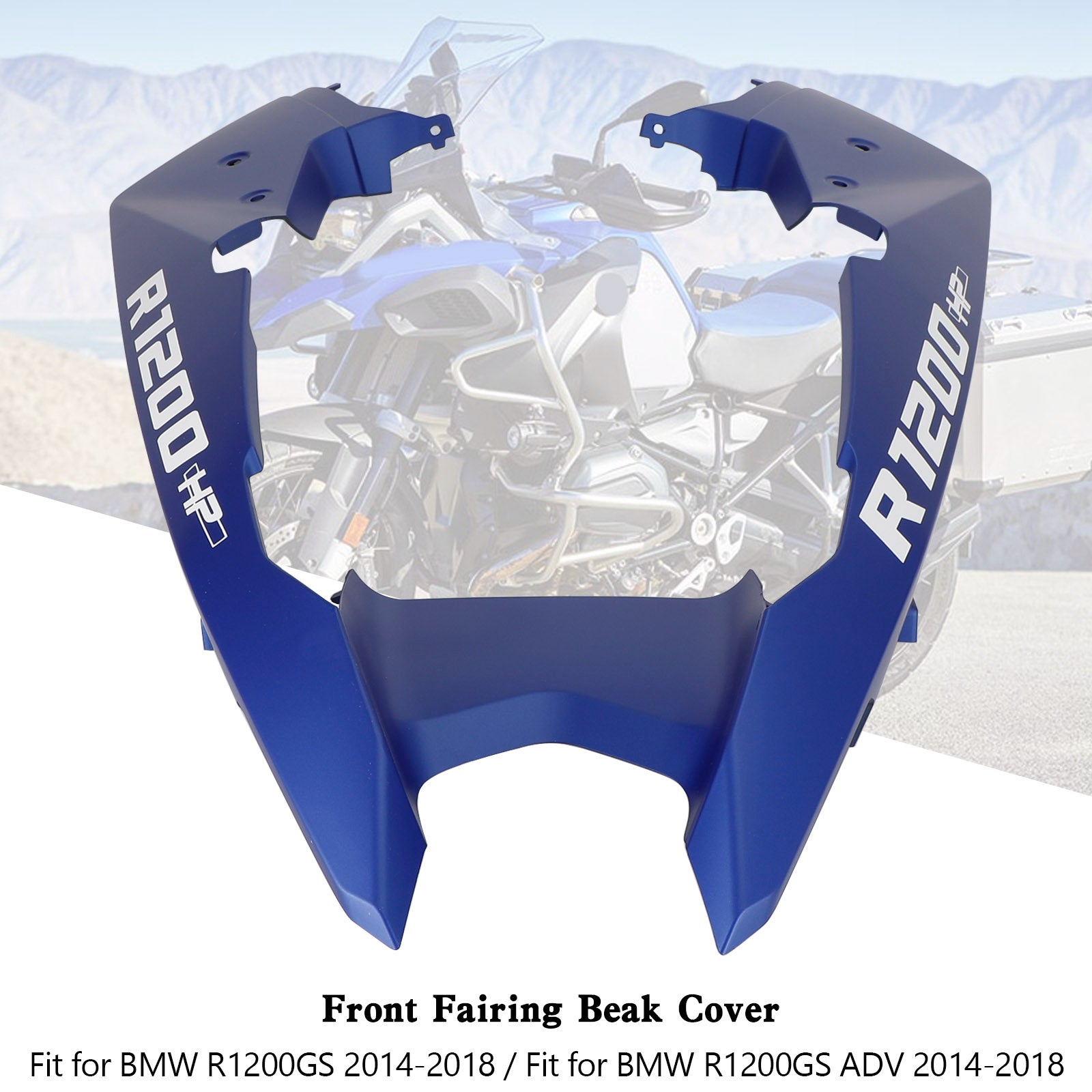 Front Nose Fairing Beak Fender Cover For BMW R1200GS / ADV 2014-2018