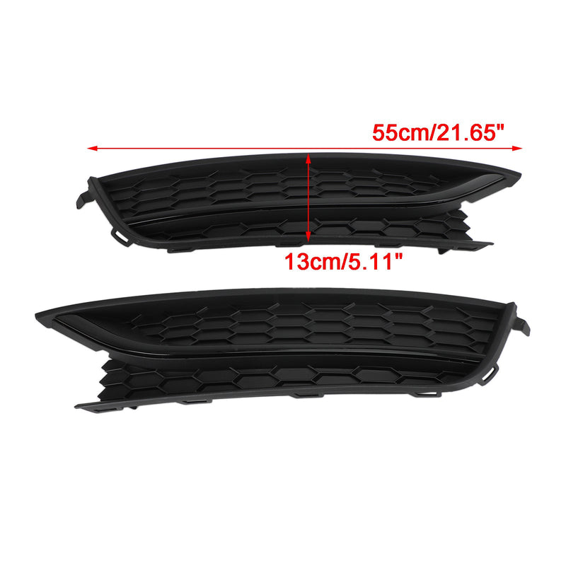 2 قطعة فولكس فاجن باسات 2012-2015 غطاء خفيف للضباب للقيادة الأمامية أسود