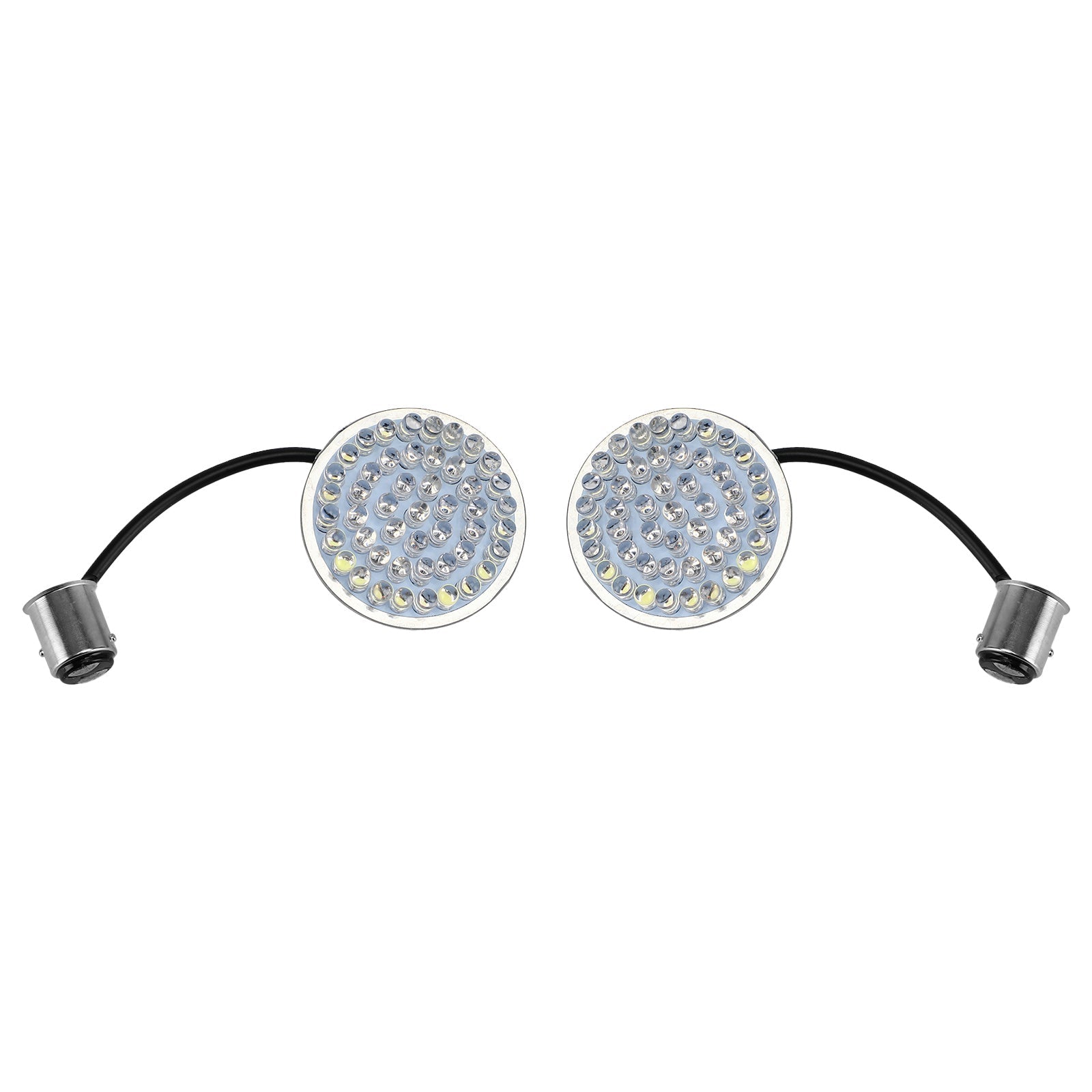 2Pcs 1157 LED Turn Signals Blinker Light For Dyna Softail Street Glide Road King Generic