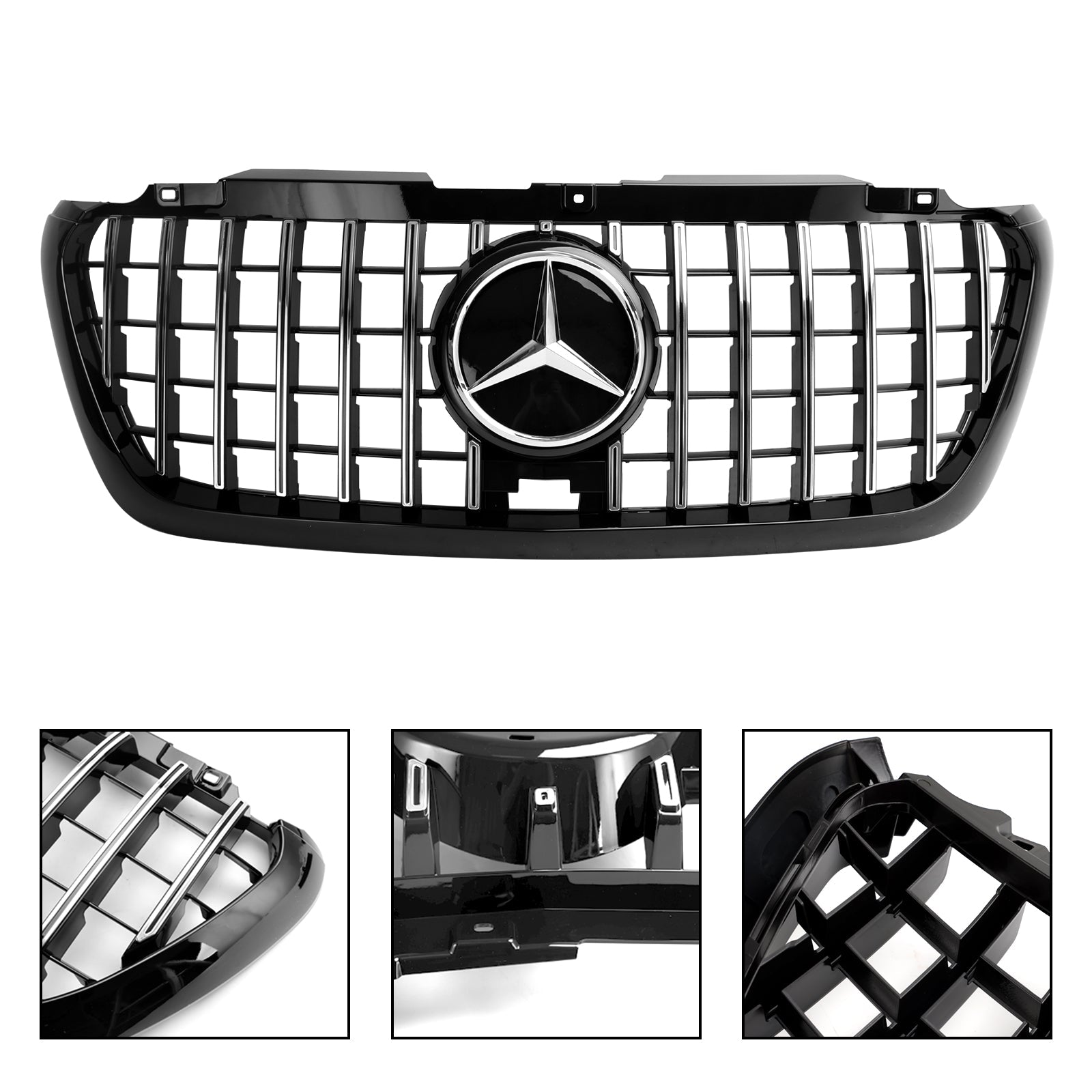 Mercedes Sprinter W907 W910 2018-2023 Front Bumper Grill Grille