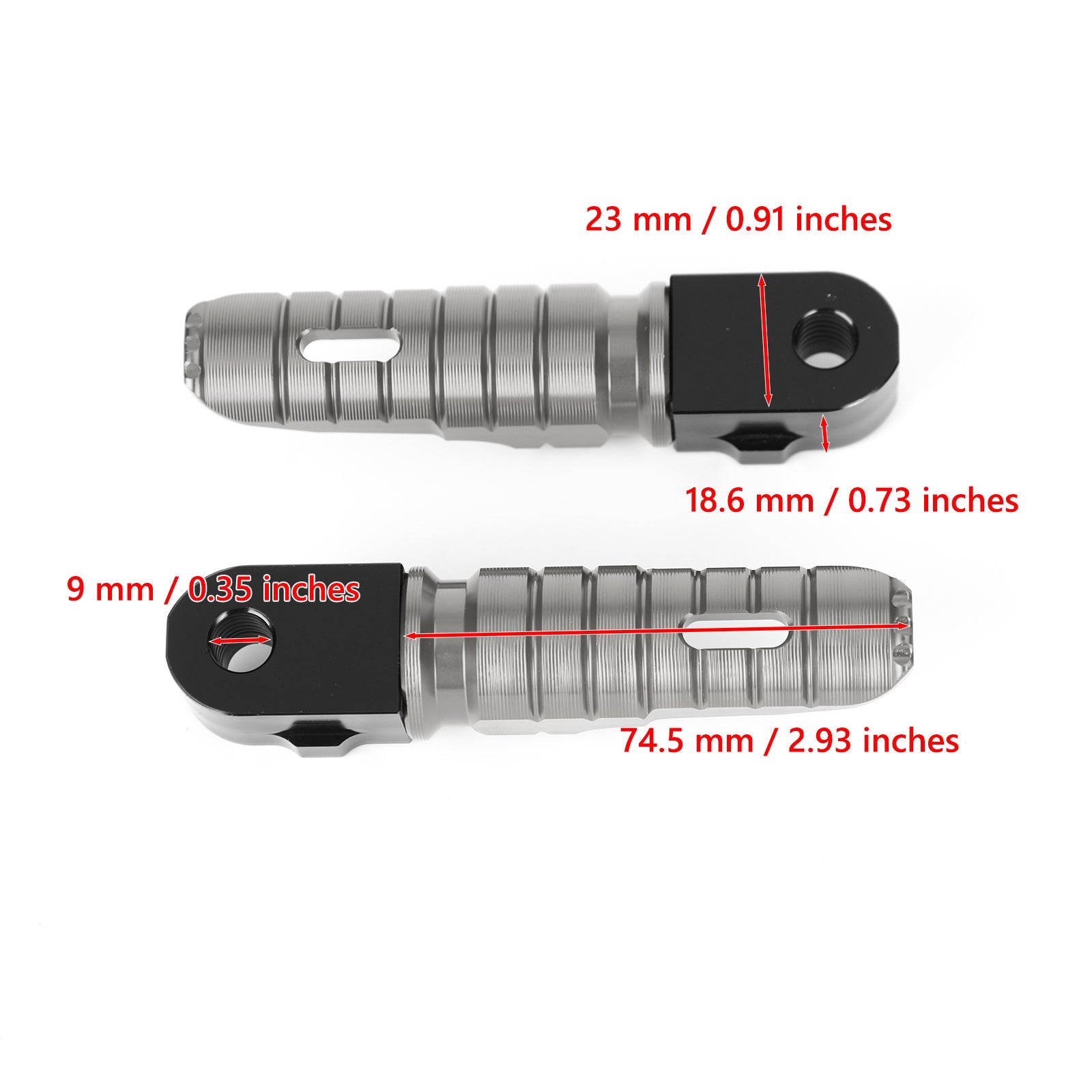 Reposapiés Trasero Pie Peg para PEUGEO Speedfight 4 50 125 150 todo el año Genérico