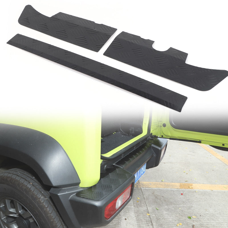 Black Alloy Rear Bumper Protector Guard Panel Trim For Suzuki Jimny 2019-2023 Generic