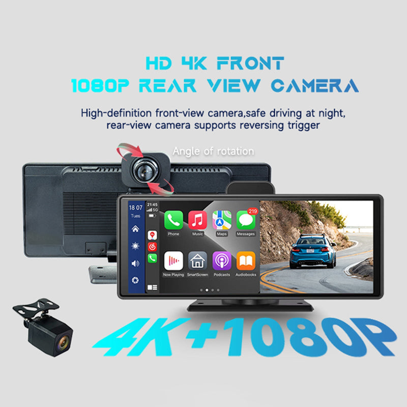 10.26 Inch Smart Screen DVR NTSC Format Monitor for RV Truck Bus + Backup Camera