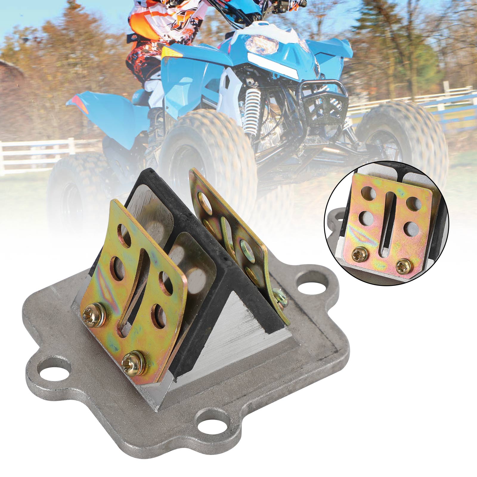 Sistema de válvula de caña para Polaris50 90 ATV Predator Sportsman50 90 01-06 0450063 Genérico