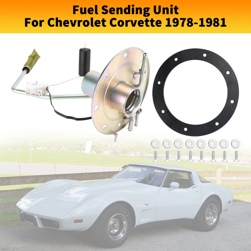 Unidad de envío de combustible para tanque de gasolina Chevrolet Corvette 1978-1981, alimentación 3/8 AM-39086513