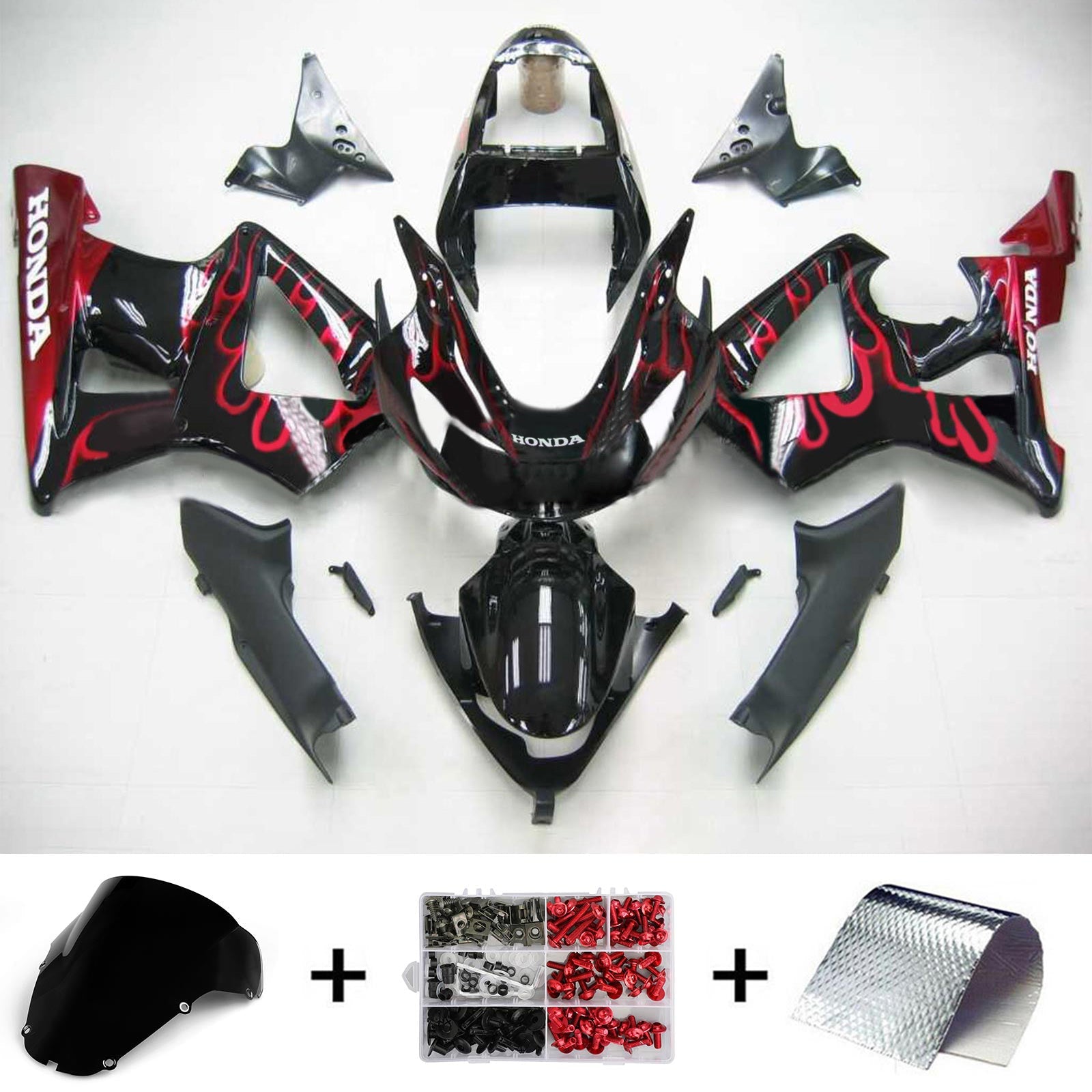 Honda CBR929RR 2000-2001 Fairing Kit Bodywork Plastic ABS