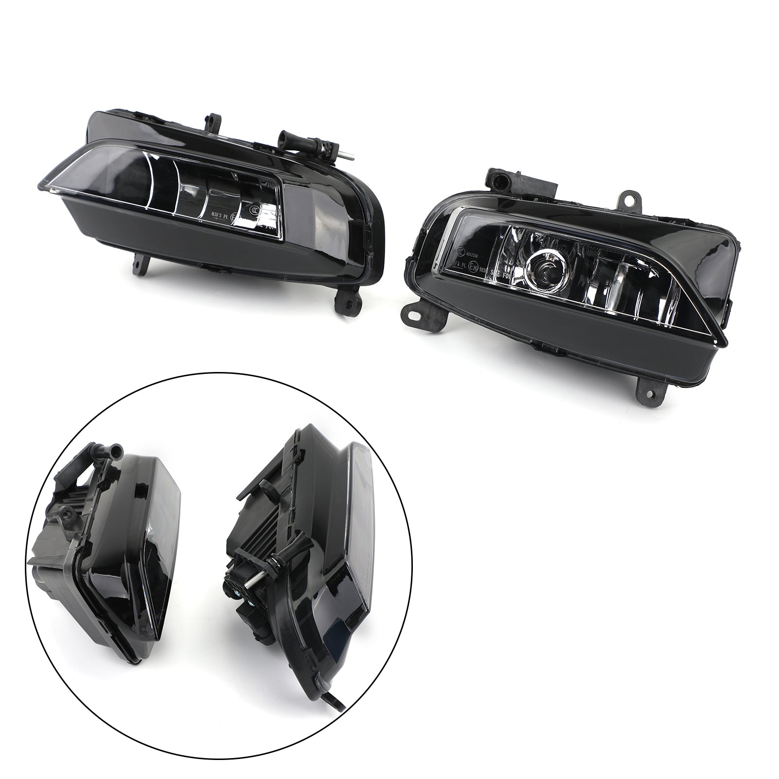 Pair Front Bumper Halogen Fog Light Lamp For AUDI S4 A4 S-Line B8.5 2013-2015 Y202106